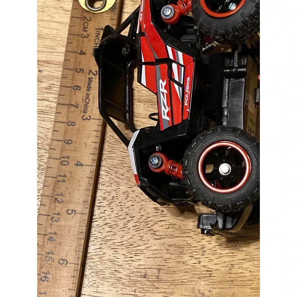 New Bright Polaris RZR RC Buggy Red Black White Off-Road Toy Vehicle 6 Inch